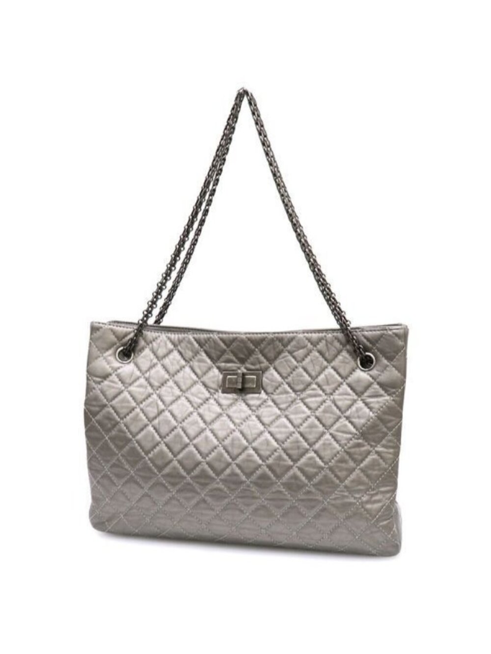 Chanel Tote Silver